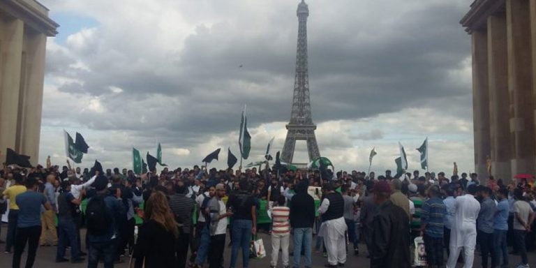 Anti-India protests France