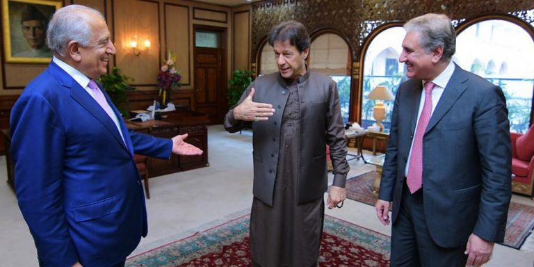Imran Khan meets Zalmay Khalilzad