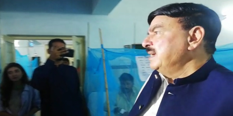 Sheikh Rasheed's media briefing in Rawalpindi