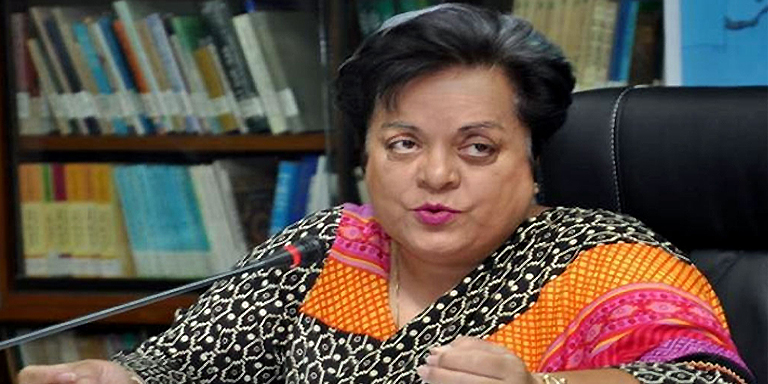Shireen Mazari speaks against Indian atrocities