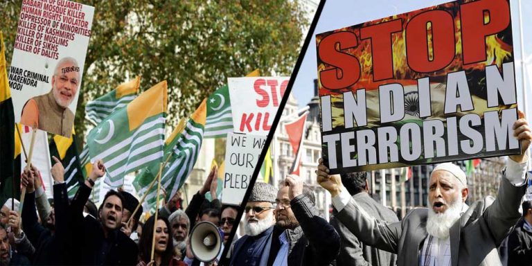 Black day protest Indian high commission London