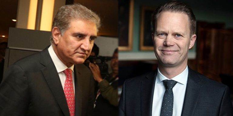 Shah Mehmood Qureshi telephones Danish counterpart