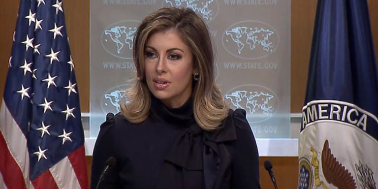Morgan Ortugas press briefing today