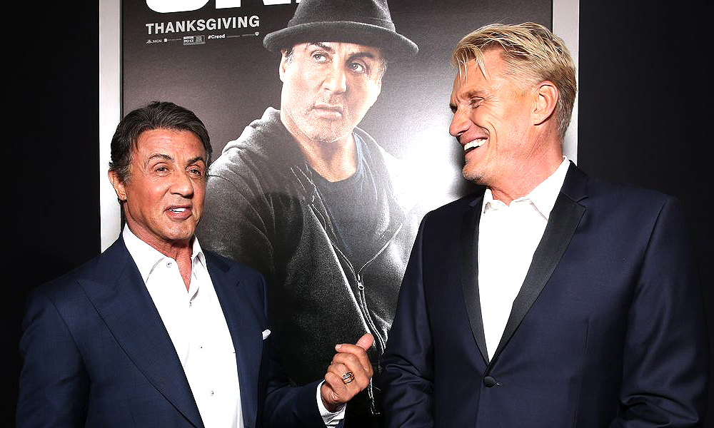 Dolph Lundgren and Sylvester Stallone