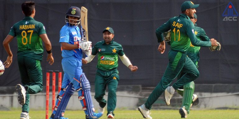 Pakistan defeats India by 3 runs in ACC emerging cup 2019