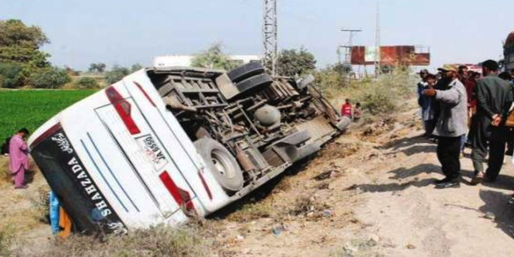 Three persons killed in Ghotki road accident