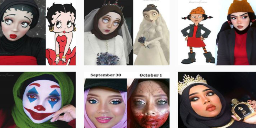 Malaysia-based makeup artist Queen of Luna