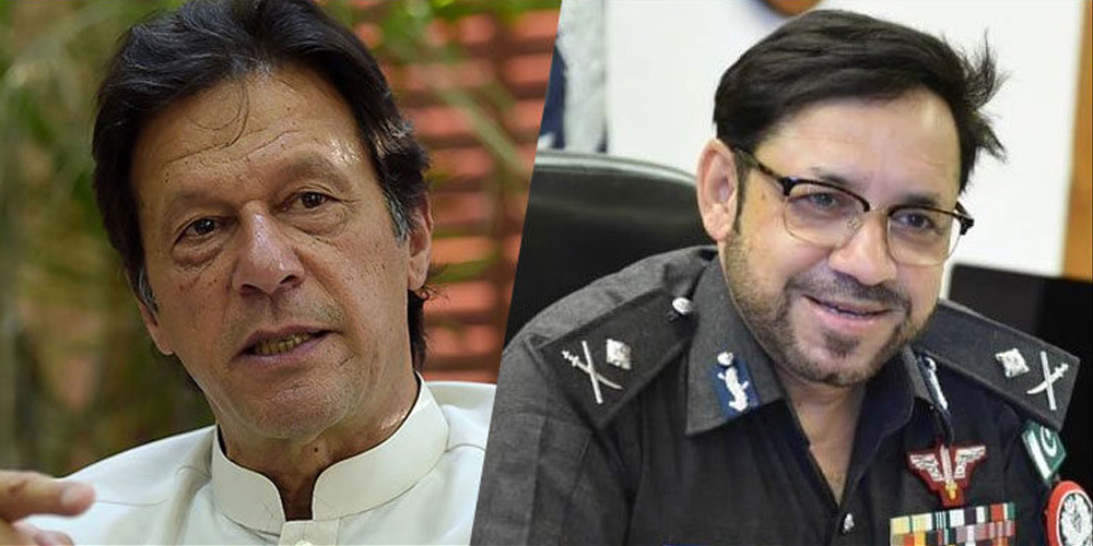 Imran Khan on IG Sindh