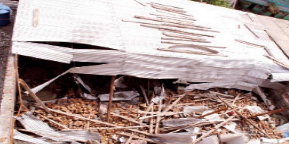 Bhawalpur school roof