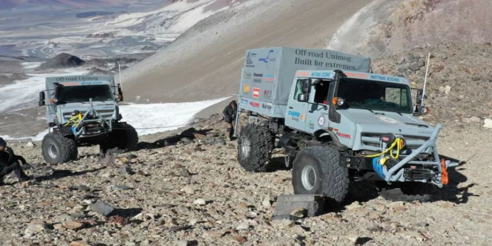 two trucks