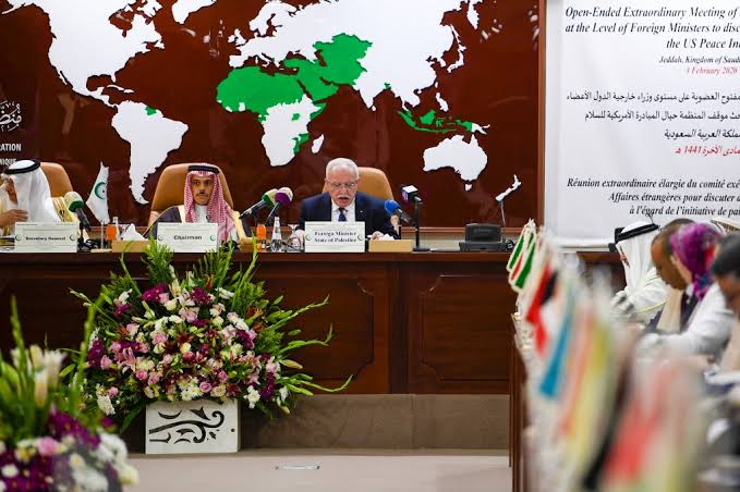 oic rejects middle peace plan.