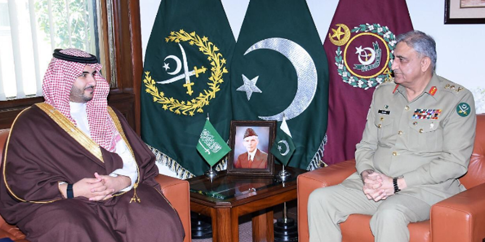COAS calls on Saudi Deputy Minister of Deference