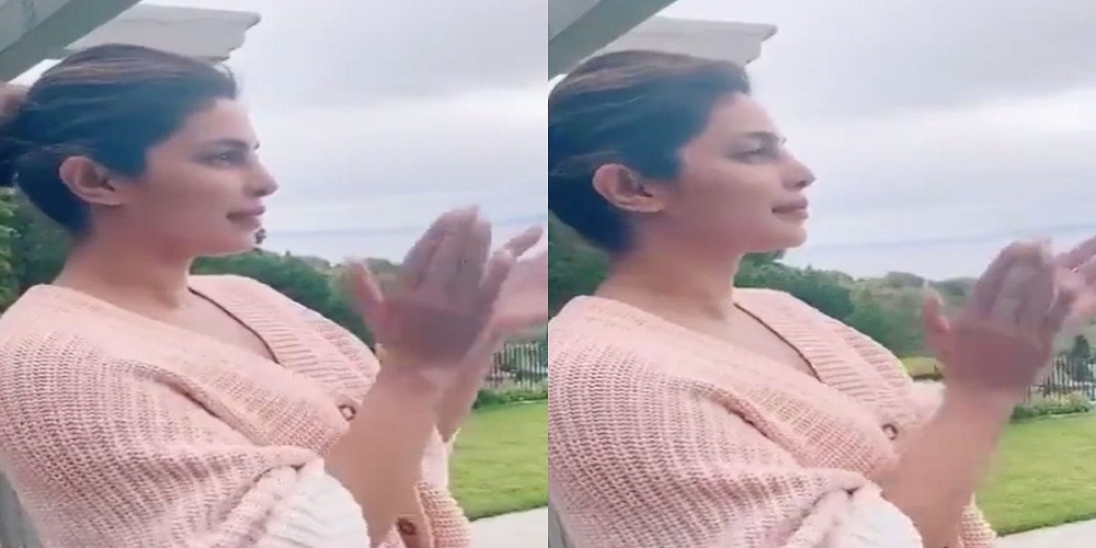 Priyanka Chopra clapped at nothing to support coronavirus and fans gave hilarious reactions