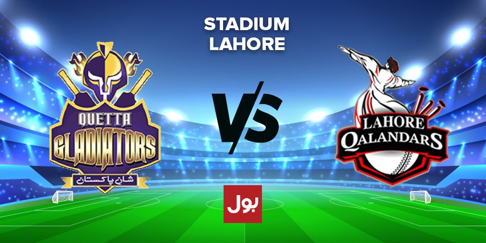 PSL 2020-Lahore Qalandars to play against Quetta gladiators tonight
