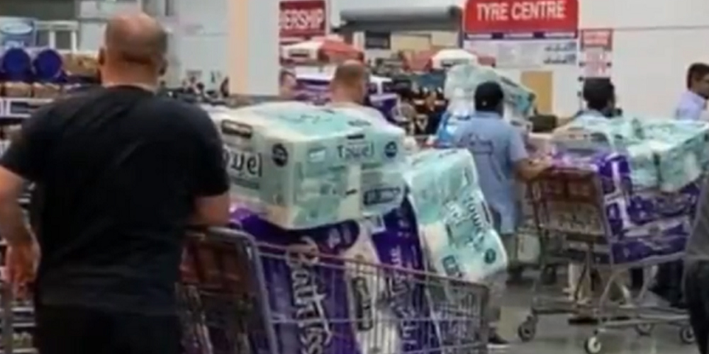 Man mugged for toilet paper as coronavirus panic buying hit world