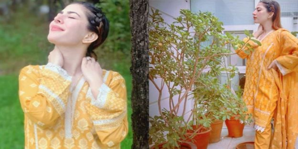 Naimal Khawar and Hamza ali abbasi trying new instagram filter
