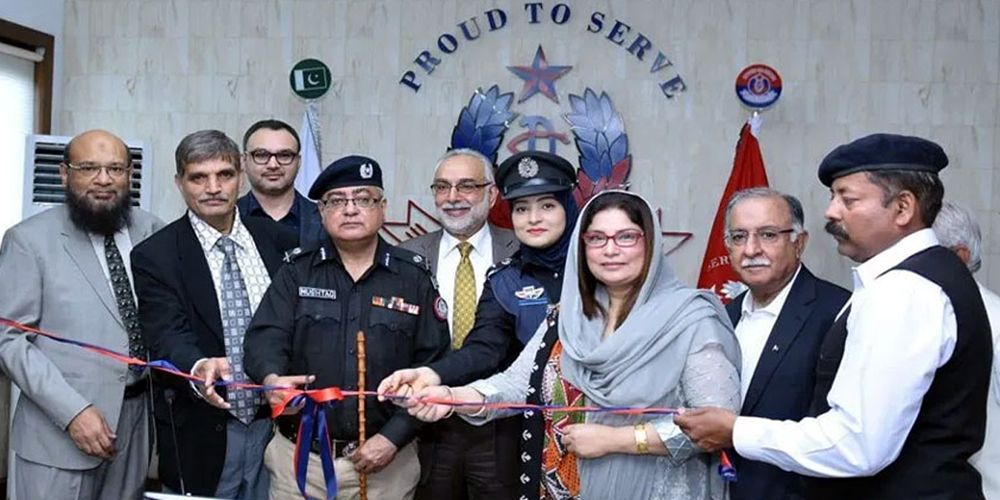IG Sindh Mushtaq Mahar launches Zainab Alert Mobile App in Karachi