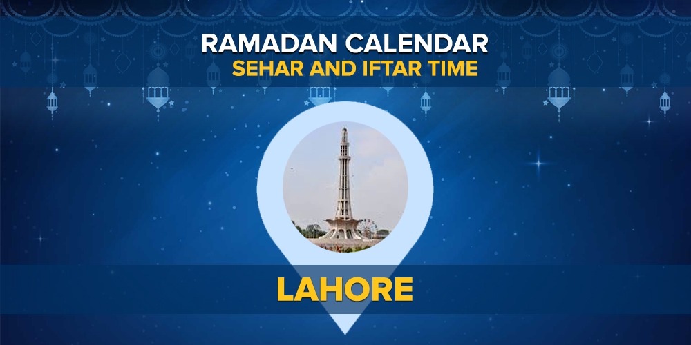 Ramadan Calendar Lahore 2022
