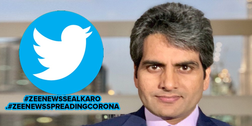 Zee News anchor Sudhir Chaudhary