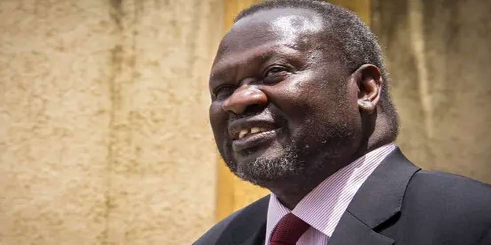 Riek Machar was tested positive of COVID-19