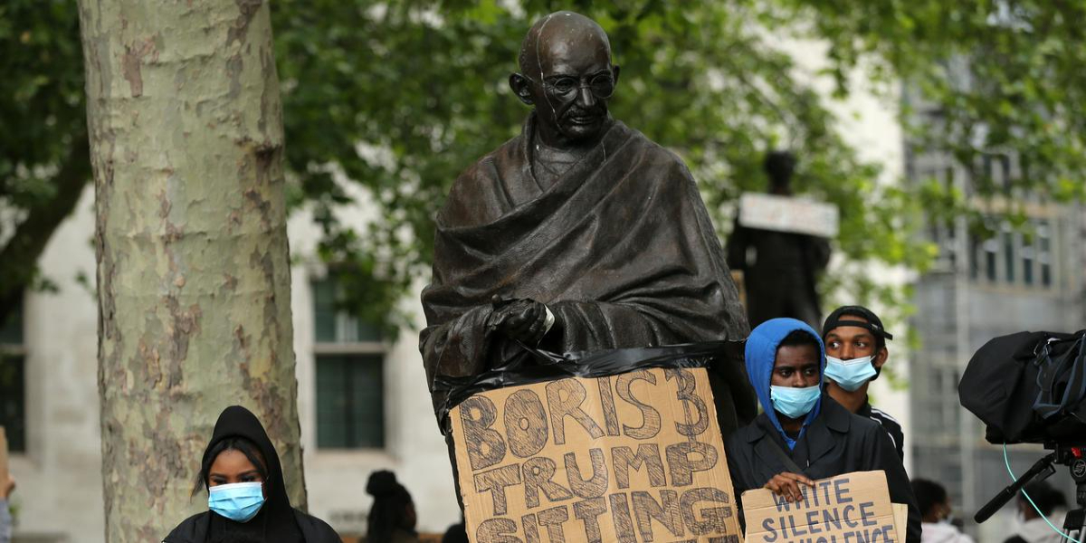 Gandhi statue