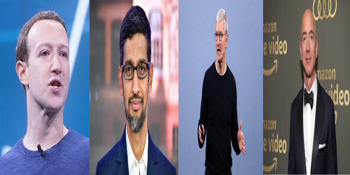 CEOs of Facebook, Amazon, Apple, & Google to face congress