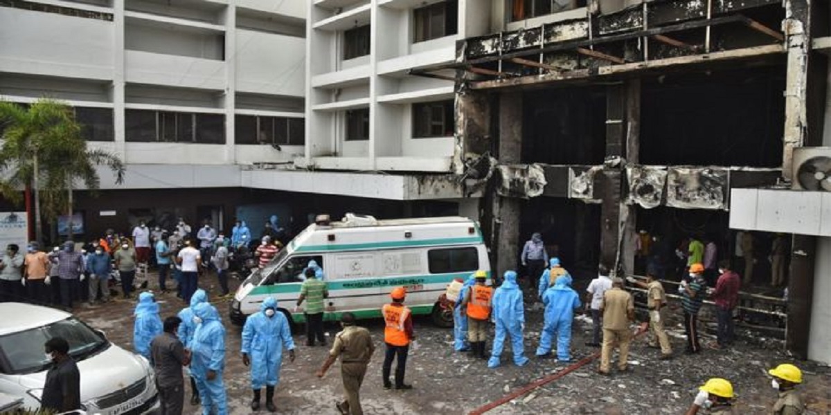 India: Fire at Covid-19 hospital kills 10 in Vijayawada