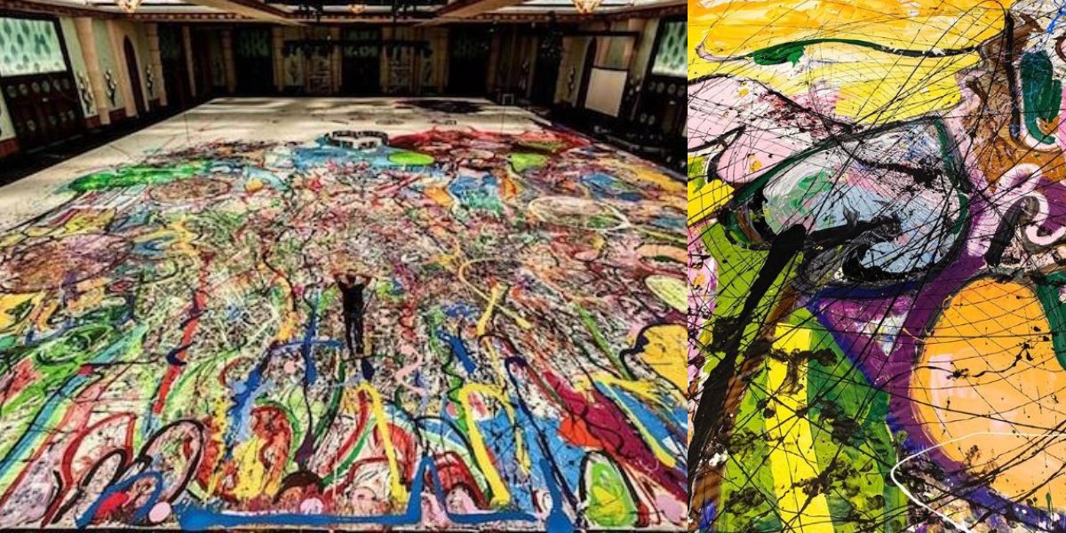 British artist largest painting