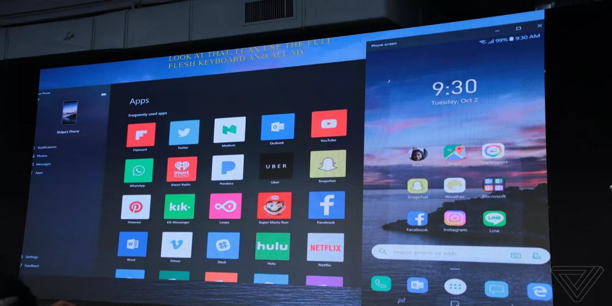 Windows 10 android apps