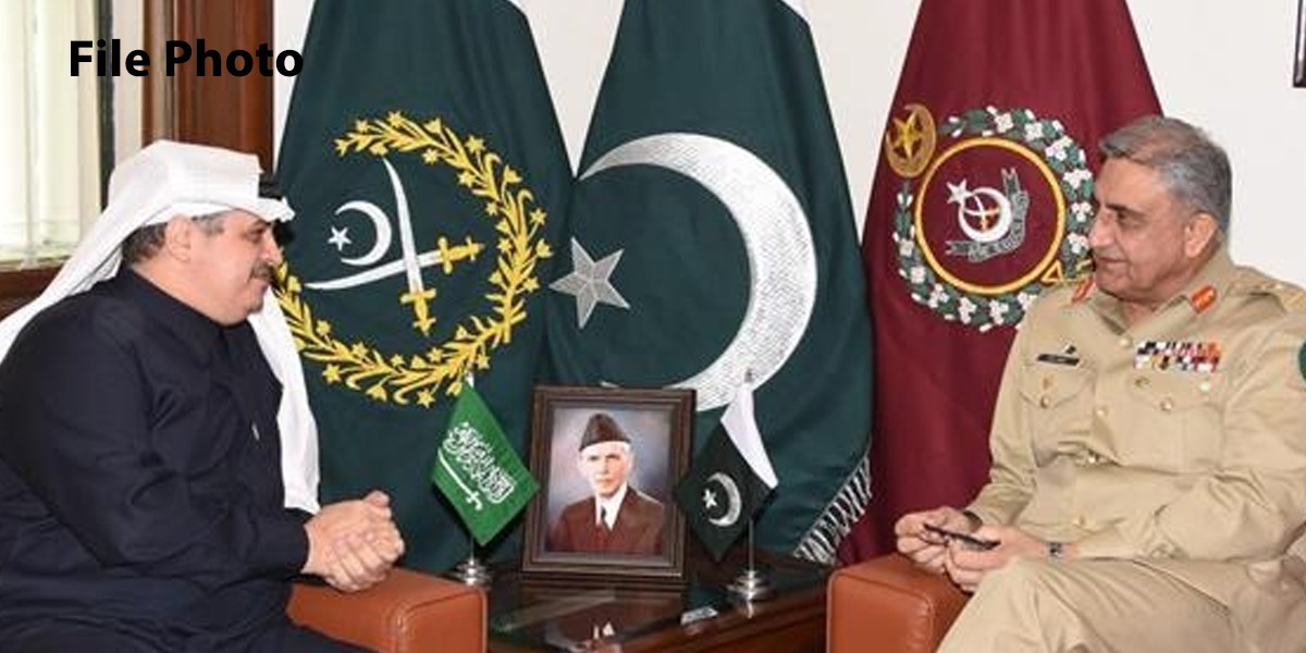 COAS General Qamar Javed Bajwa calls on Saudi Arabian Ambassador