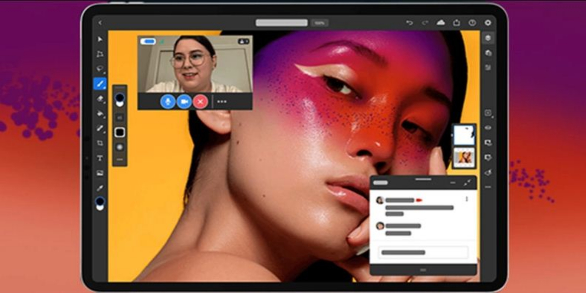 Adobe Photoshop live streaming