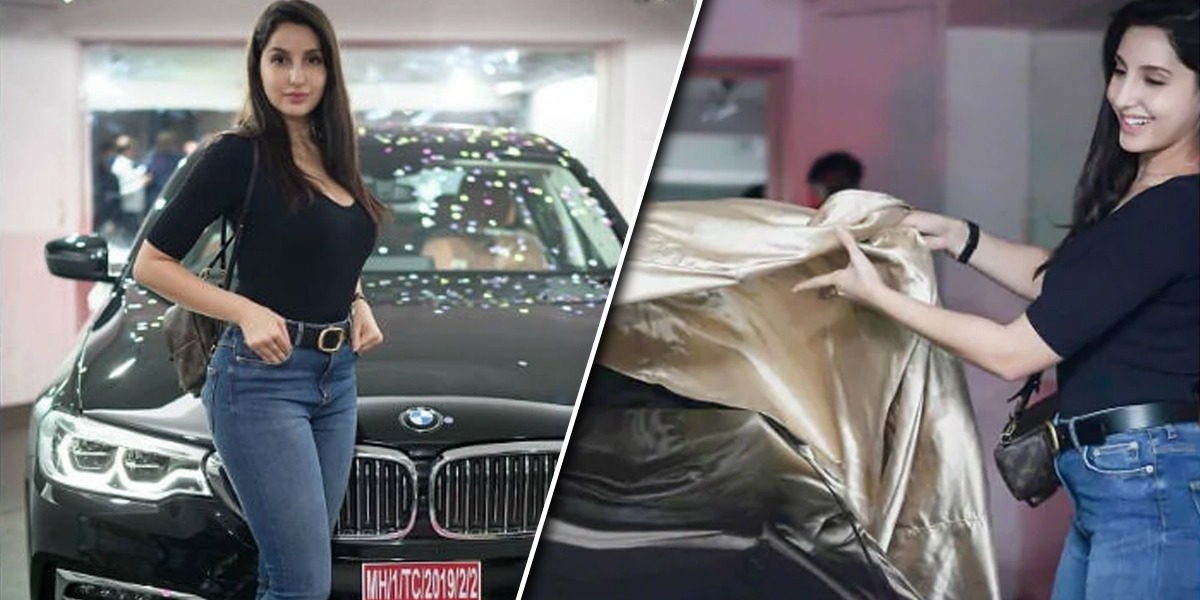 Nora Fatehi BMW 5 Series