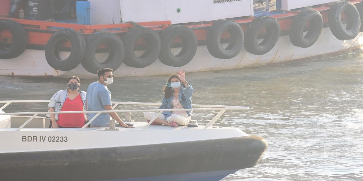 Ananya Panday with Siddhant