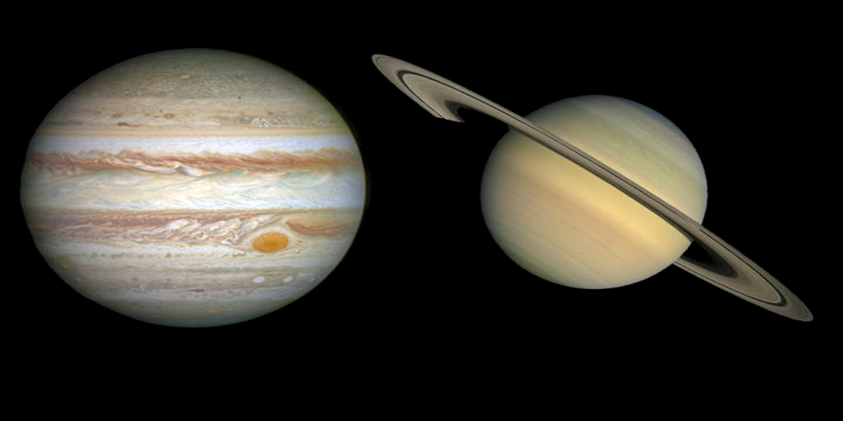 jupiter and Saturn