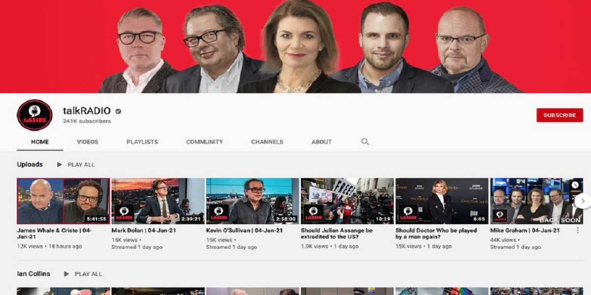 YouTube TalkRadio