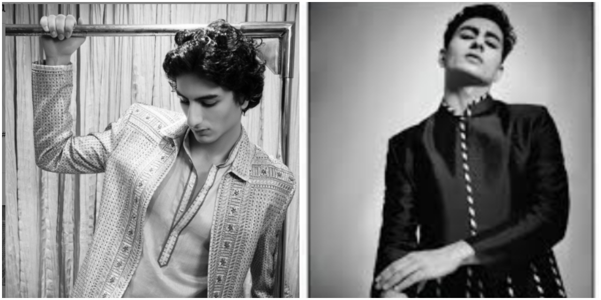 Ibrahim Ali Khan's sherwani