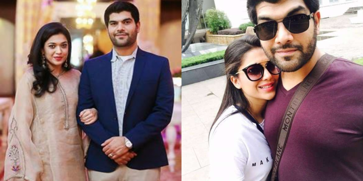 Sanam Jung with husband