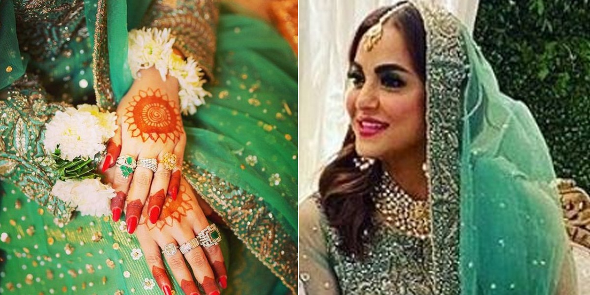Nadia Khan shares wedding pictures