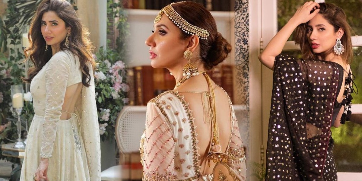 Mahira Khan in backless dresses