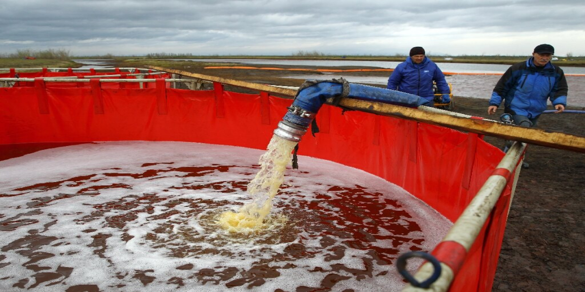 Arctic diesel spill