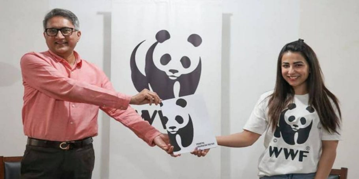 Ushna Shah WWF