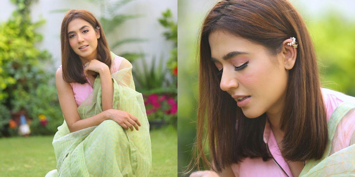 Mansha Pasha saree