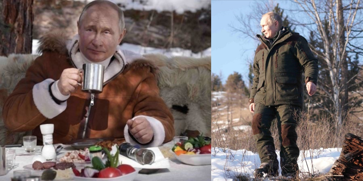 Vladimir Putin in Siberia