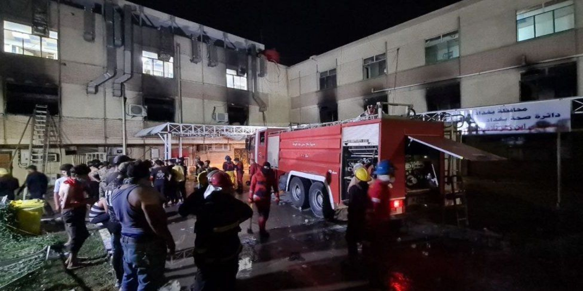 Baghdad hospital fire killed 83