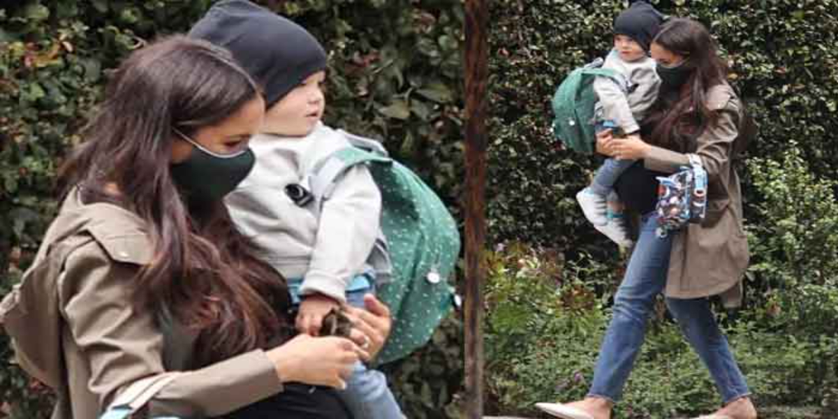 Meghan Markle spotted in casual outfit with son Archie