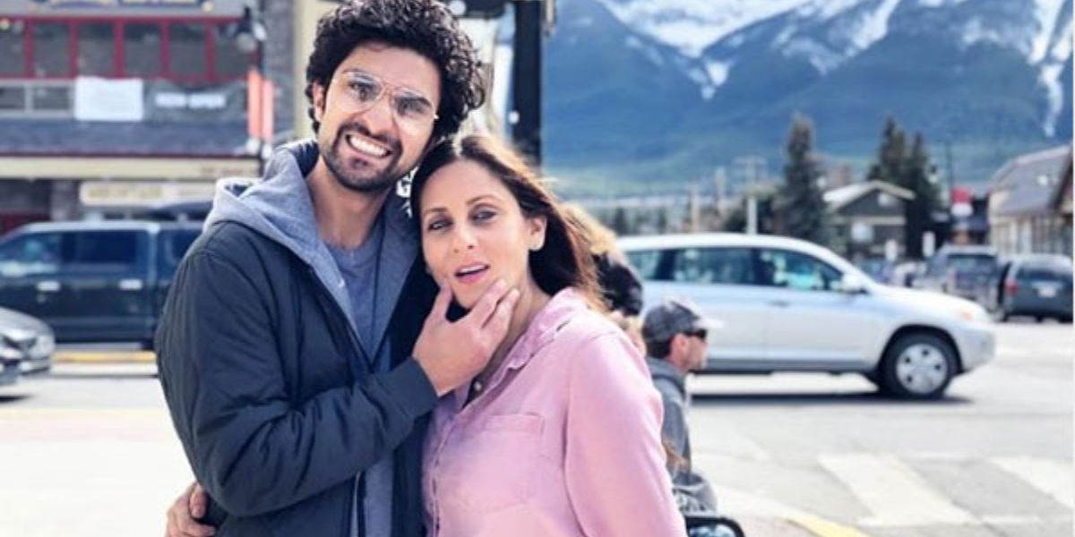 Ahad Raza Mir With Mother