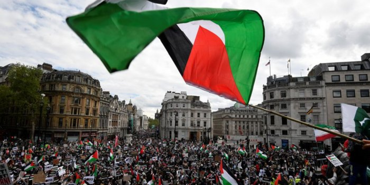 British protest