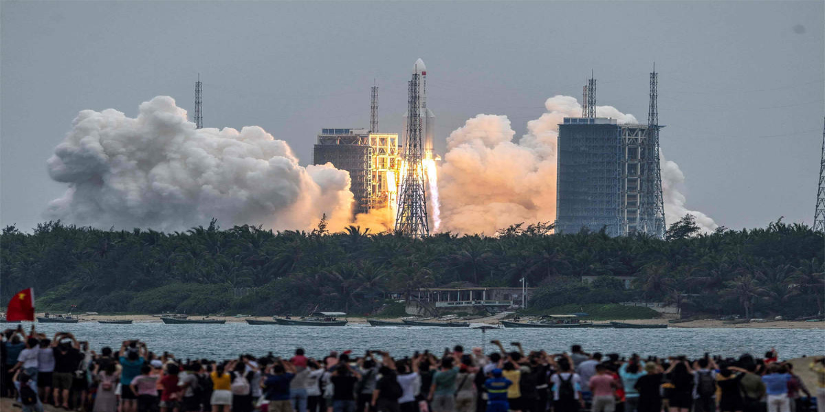 Out Of Control Chinese Rocket Set To Reenter Earth This Weekend