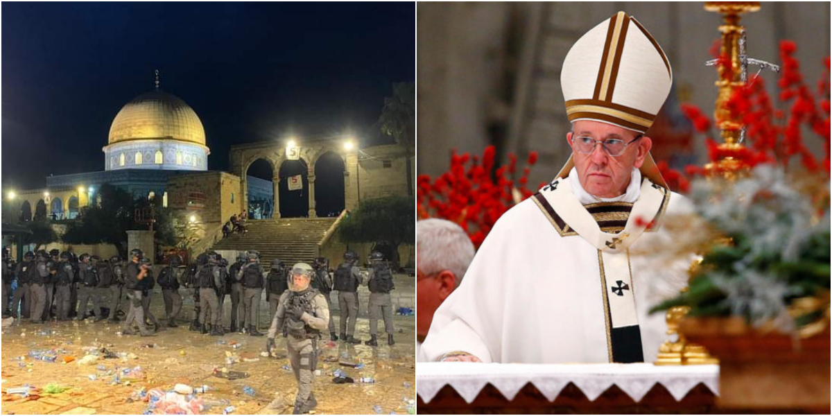 Head of Catholic Church Calls For End To Violence In Annexed Jerusalem