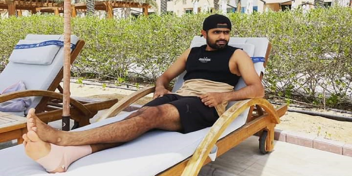 Babar Azam: Shared A Photo Of Himself Where He's In Relaxing Mode